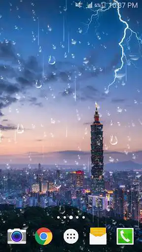 Play ThunderStorm Live Wallpaper HD as an online game ThunderStorm Live Wallpaper HD with UptoPlay
