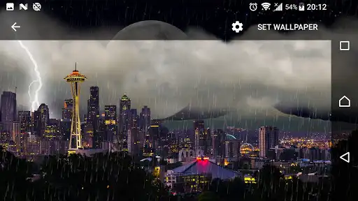 Play Thunderstorm Seattle - LWP as an online game Thunderstorm Seattle - LWP with UptoPlay