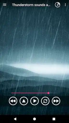 Play Thunderstorm sounds and rain sound for sleep  and enjoy Thunderstorm sounds and rain sound for sleep with UptoPlay