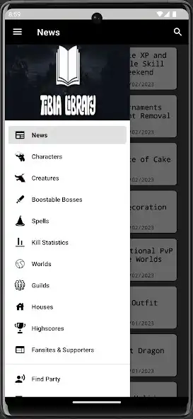 Play Tibia Library as an online game Tibia Library with UptoPlay