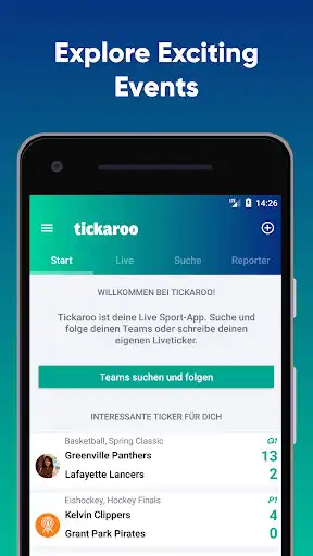 Play Tickaroo Live Sports  and enjoy Tickaroo Live Sports with UptoPlay