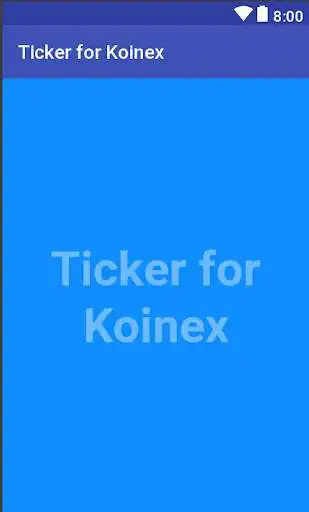 Play Ticker for Koinex