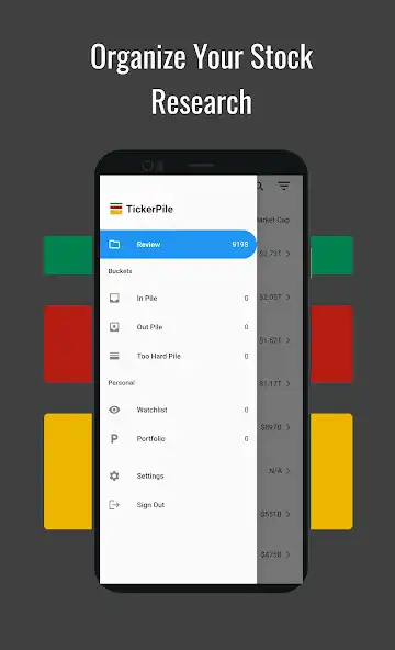 Play TickerPile: Organize Stocks  and enjoy TickerPile: Organize Stocks with UptoPlay