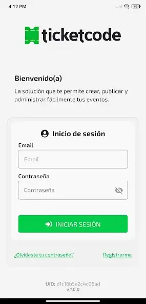 Play Ticketcode Organizadores  and enjoy Ticketcode Organizadores with UptoPlay