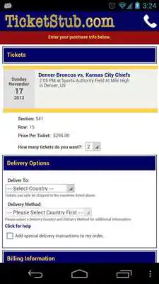 Play TicketStub