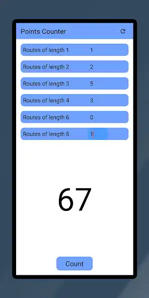 Play Ticket To Ride Points Counter  and enjoy Ticket To Ride Points Counter with UptoPlay