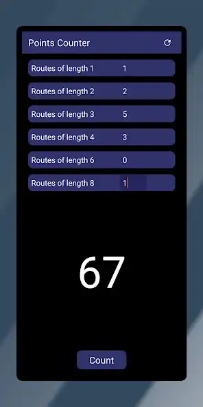 Play Ticket To Ride Points Counter as an online game Ticket To Ride Points Counter with UptoPlay