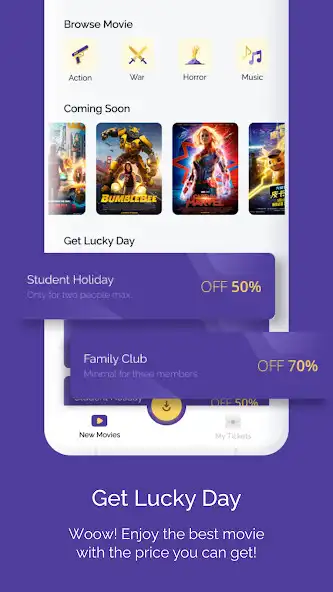 Play TickTix: Cinema Tickets. as an online game TickTix: Cinema Tickets. with UptoPlay
