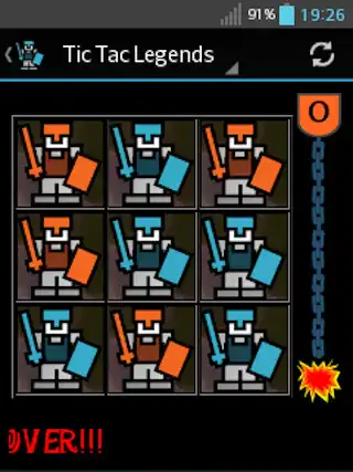 Play Tic Tac Legends as an online game Tic Tac Legends with UptoPlay