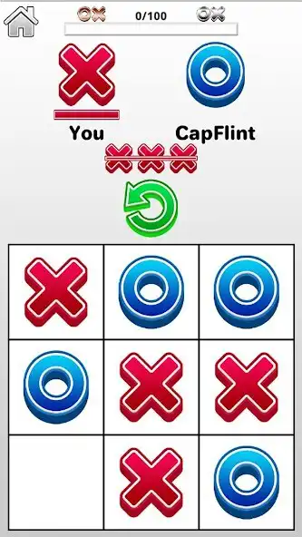 Play Tic Tac Toe 2 player games, tip toe 3d tic tac toe  and enjoy Tic Tac Toe 2 player games, tip toe 3d tic tac toe with UptoPlay