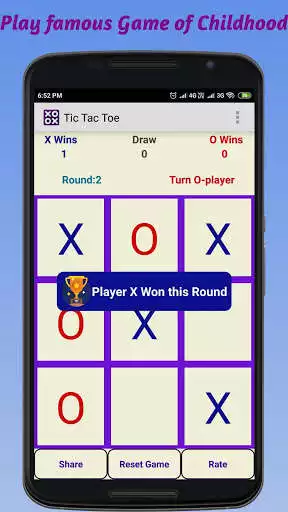 Pelaa Tic Tac Toe 2 Player: XOXO:ta ja nauti Tic Tac Toe 2 Player: XOXO:sta UptoPlaylla