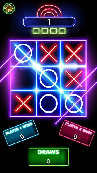 Play Tic Tac Toe - 2 player xox as an online game Tic Tac Toe - 2 player xox with UptoPlay