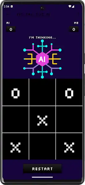 Play Tic Tac Toe AI Unbeatable Caro as an online game Tic Tac Toe AI Unbeatable Caro with UptoPlay