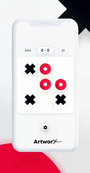 Play Tic Tac Toe : Artworx Original as an online game Tic Tac Toe : Artworx Original with UptoPlay
