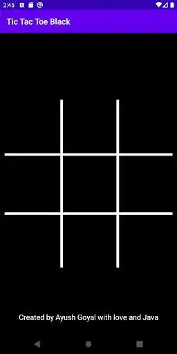 Play Tic Tac Toe Black  and enjoy Tic Tac Toe Black with UptoPlay