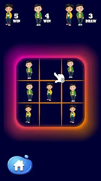 Play Tic Tac Toe Characters as an online game Tic Tac Toe Characters with UptoPlay