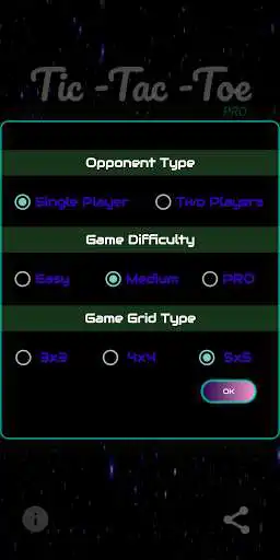 Play Tic Tac Toe CRYSTAL as an online game Tic Tac Toe CRYSTAL with UptoPlay