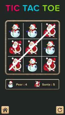 Play Tic Tac Toe Emoji Christmas