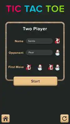 Play Tic Tac Toe Emoji Christmas
