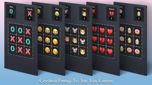 Play Tic Tac Toe Emoji - Online  Offline  and enjoy Tic Tac Toe Emoji - Online  Offline with UptoPlay