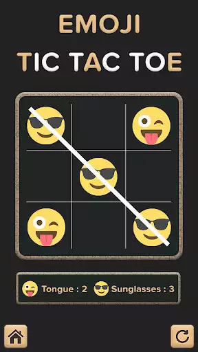 Play Tic Tac Toe - emoji