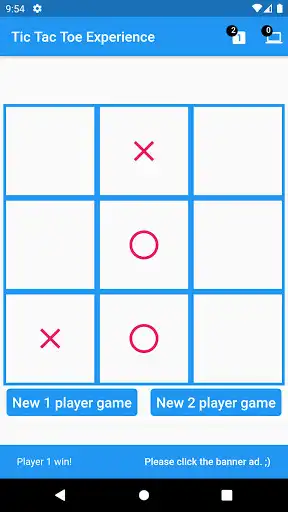 Play Tic Tac Toe Experience as an online game Tic Tac Toe Experience with UptoPlay
