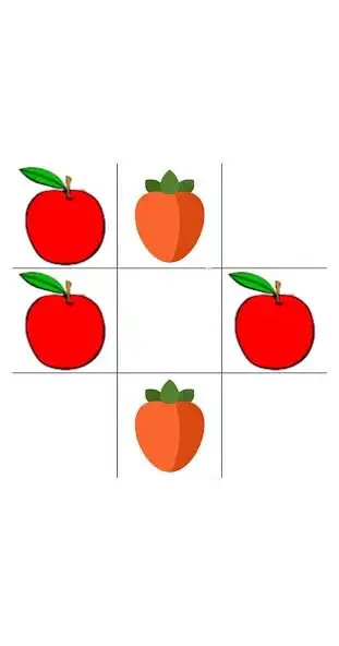 Play Tic-Tac-Toe Fruit Version as an online game Tic-Tac-Toe Fruit Version with UptoPlay