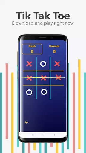Play Tic tac toe game as an online game Tic tac toe game with UptoPlay