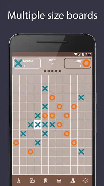 Play Tic Tac Toe - Global as an online game Tic Tac Toe - Global with UptoPlay
