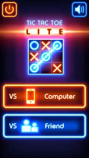 Play Tic Tac Toe glow - Puzzle Game  and enjoy Tic Tac Toe glow - Puzzle Game with UptoPlay