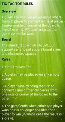 Play Tic Tac Toe Green