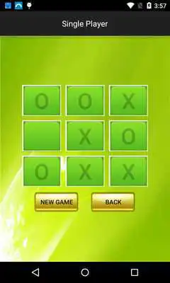 Play Tic Tac Toe Green