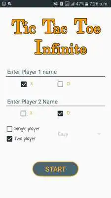 Play Tic Tac Toe Infinite