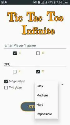 Play Tic Tac Toe Infinite