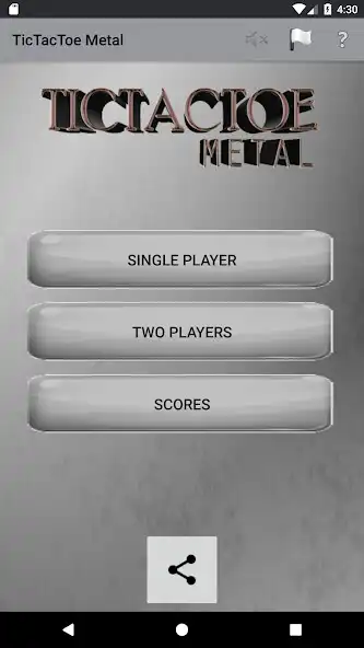 Play Tic Tac Toe Metal  and enjoy Tic Tac Toe Metal with UptoPlay