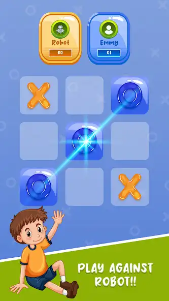 Play Tic Tac Toe -  Mind Relaxing as an online game Tic Tac Toe -  Mind Relaxing with UptoPlay