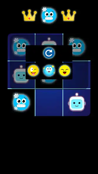 Play Tic Tac Toe Smiley Glow as an online game Tic Tac Toe Smiley Glow with UptoPlay