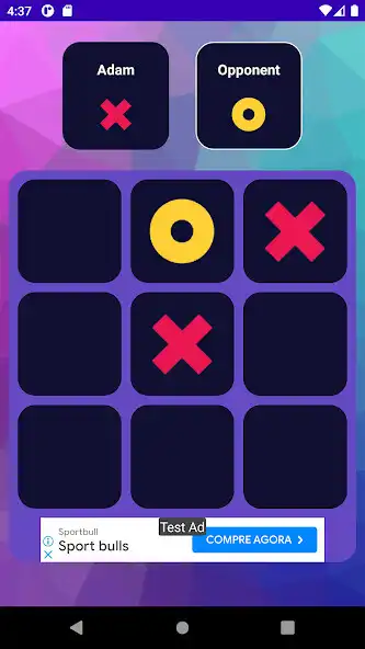 Play Tic Tac Toe the game of X  O as an online game Tic Tac Toe the game of X  O with UptoPlay