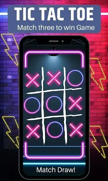 Play Tic Tac Toe XO Glow Tok Game as an online game Tic Tac Toe XO Glow Tok Game with UptoPlay