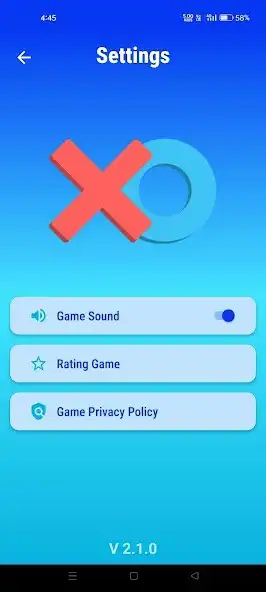 Play Tic tac toe - XO Offline game as an online game Tic tac toe - XO Offline game with UptoPlay