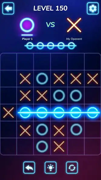 Play Tic Tac Toe: XO Puzzle Games as an online game Tic Tac Toe: XO Puzzle Games with UptoPlay