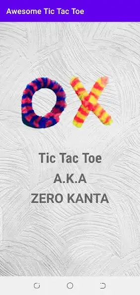 Play Tic Tac Toe : Zero Kaata  and enjoy Tic Tac Toe : Zero Kaata with UptoPlay