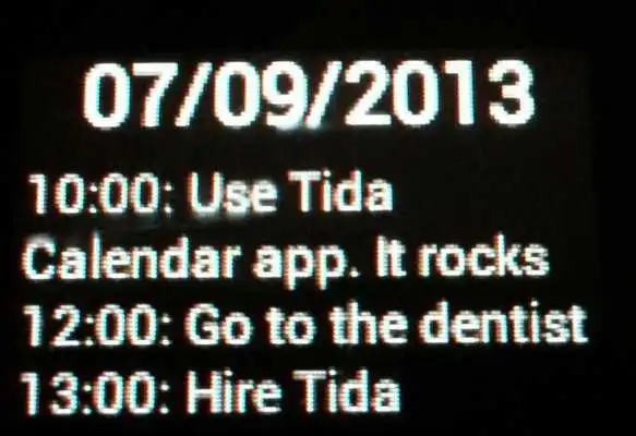 Play Tida Calendar. SonyLiveView