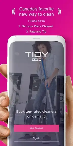 Play TIDY app: Book cleaners easily  and enjoy TIDY app: Book cleaners easily with UptoPlay