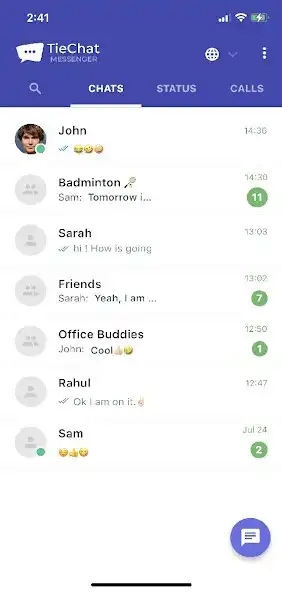 Play TieChat Messenger  and enjoy TieChat Messenger with UptoPlay