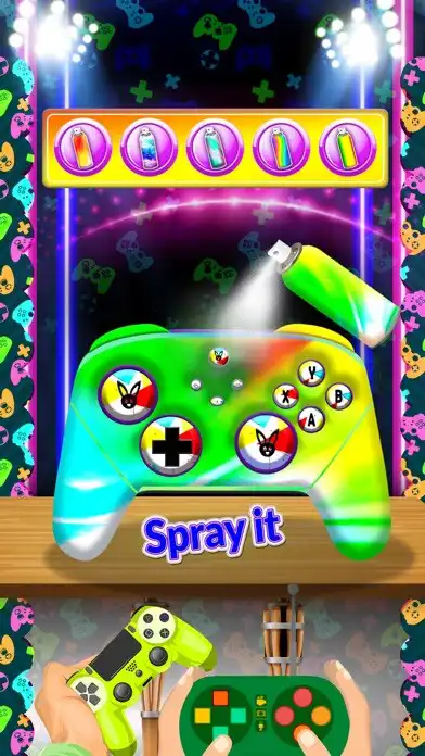 Play Tie Dye Controller: DIY Games as an online game Tie Dye Controller: DIY Games with UptoPlay