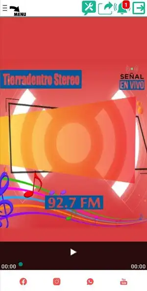 Play Tierradentro Stereo 92.7 FM as an online game Tierradentro Stereo 92.7 FM with UptoPlay