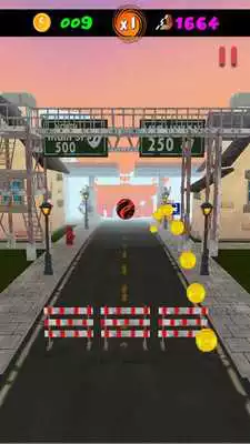 Play Tiger Ball Rolling Rush Sky