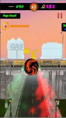 Play Tiger Ball Rolling Rush Sky