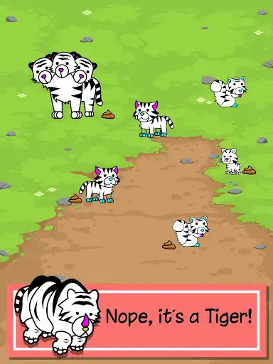 Play Tiger Evolution - Clicker Game as an online game Tiger Evolution - Clicker Game with UptoPlay